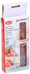 Вилки для торта Alpina, 4 шт. цена и информация | Столовые приборы | 220.lv
