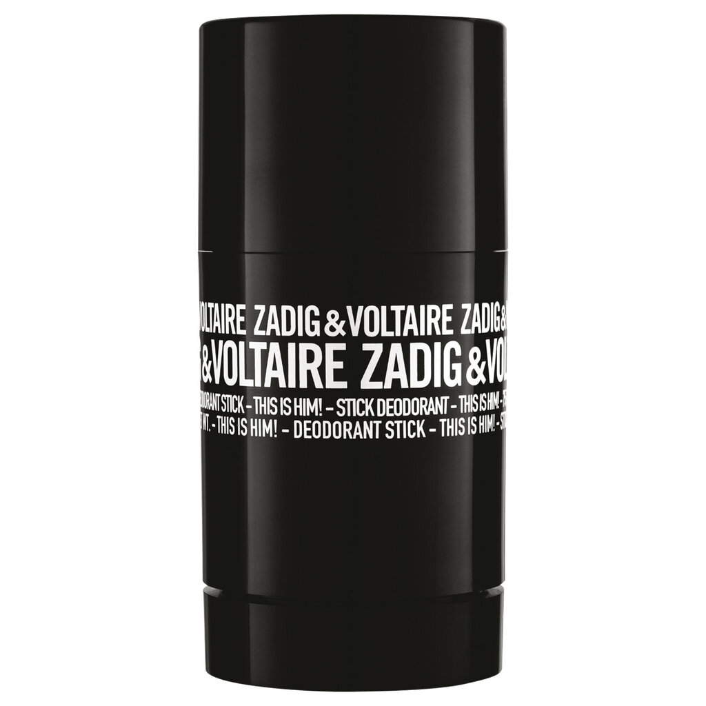 Parfimēts zīmuļveida dezodorants Zadig & Voltaire This is Him vīriešiem 75 ml cena un informācija | Parfimēta vīriešu kosmētika | 220.lv