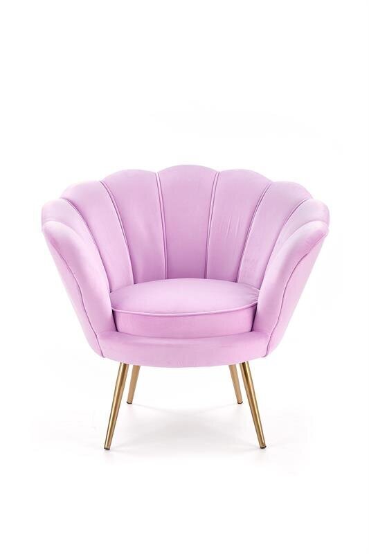 Klubkrēsls Halmar Amorino, rozā/zelta krāsas цена и информация | Atpūtas krēsli | 220.lv