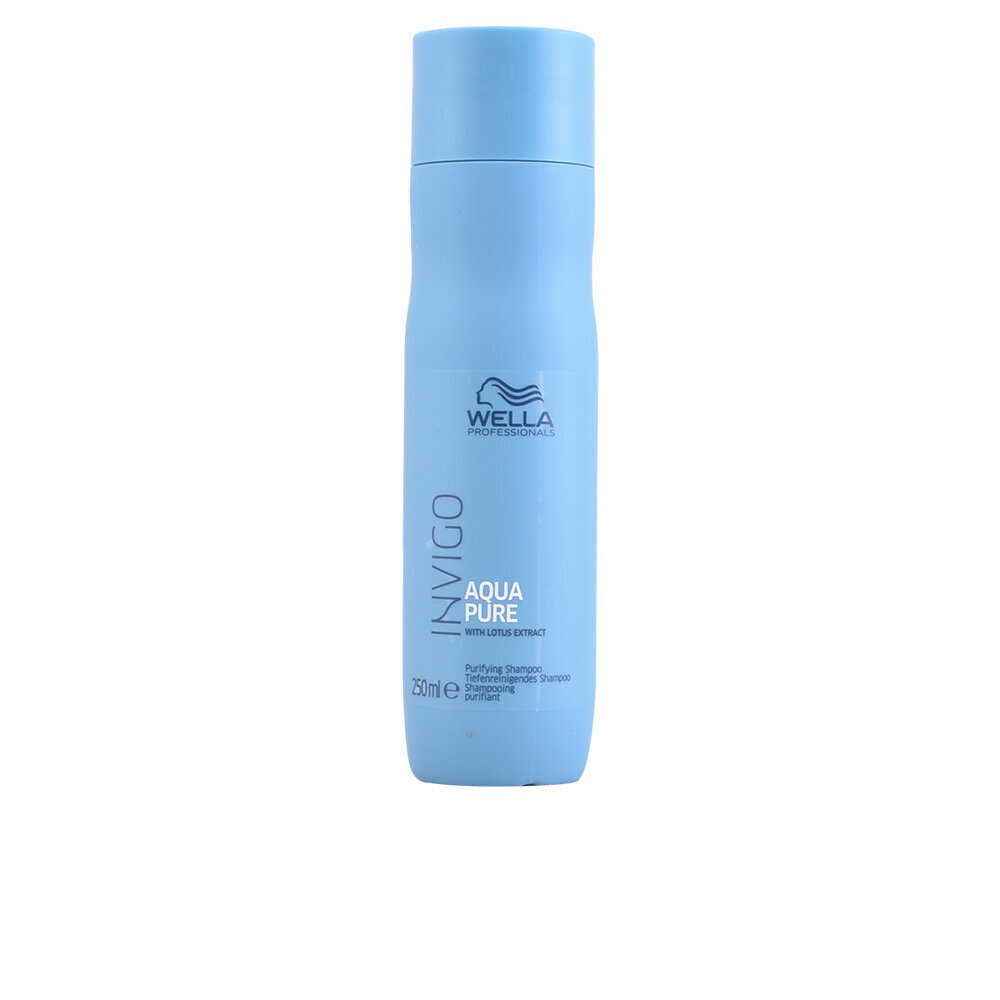 Attīrošs šampūns Wella Professionals Invigo Aqua Pure 250 ml цена и информация | Šampūni | 220.lv