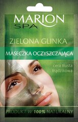 Маска для лица с зеленой глиной Marion Green Clay 20 г цена и информация | Маски для лица, патчи для глаз | 220.lv