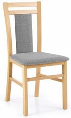 Комплект из 2-х стульев Halmar Hubert 8, серый/цвет дуба цена и информация | Стулья для кухни и столовой | 220.lv
