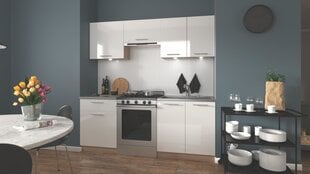 Virtuves skapīšu komplekts Halmar Marija 200, baltā/ozola krāsā cena un informācija | Virtuves komplekti | 220.lv
