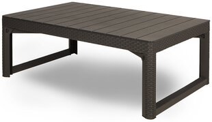 Садовый стол Lyon Rattan Table, коричневый цена и информация | Столы для сада | 220.lv