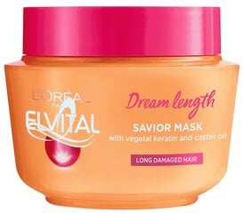 Восстанавливающая маска для волос L'Oréal Paris Dream Length 300 мл цена и информация | Средства для укрепления волос | 220.lv