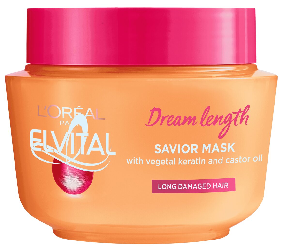 Atjaunojoša matu maska L'Oreal Paris Elvital Dream Length 300 ml цена и информация | Matu uzlabošanai | 220.lv