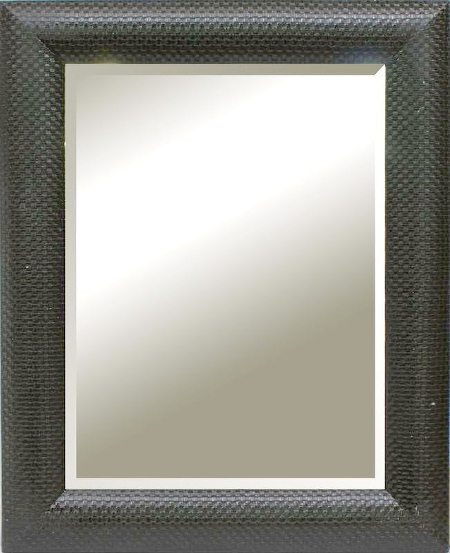 Spogulis Scafati, 102x82 cm, melns cena un informācija | Spoguļi | 220.lv