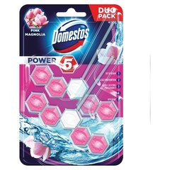 Domestos tualetes poda bloks Power 5 Pink Magnolia, 2x55 g cena un informācija | Tīrīšanas līdzekļi | 220.lv