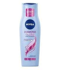 Mirdzumu piešķirošs matu šampūns Nivea Diamond Gloss 250 ml cena un informācija | Šampūni | 220.lv