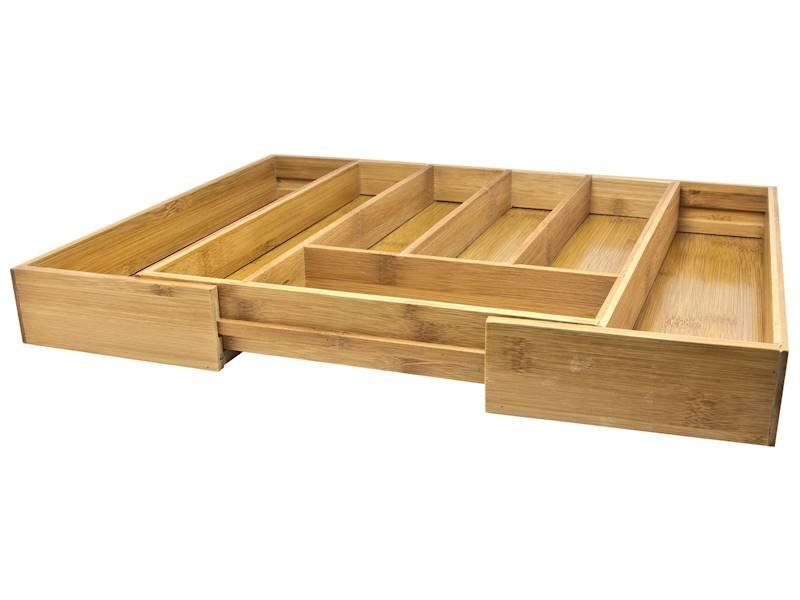 Bambusa galda piederumu paplāte 25,7x35,7x5 cm cena un informācija | Virtuves piederumi | 220.lv