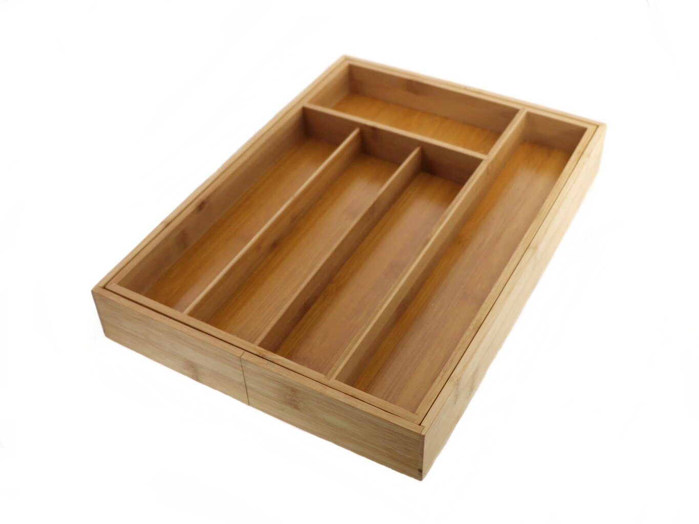 Bambusa galda piederumu paplāte 25,7x35,7x5 cm cena un informācija | Virtuves piederumi | 220.lv
