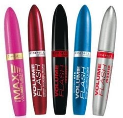 Rimmel London Mascara Volume Flash X10 skropstu tuša 8 ml, 001 Extreme Black cena un informācija | Acu ēnas, skropstu tušas, zīmuļi, serumi | 220.lv