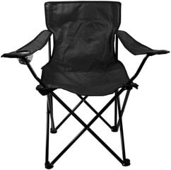 Складной стул Abbey, черный цена и информация | Туристическая мебель | 220.lv