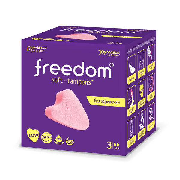 Tamponi Freedom Mini 3 gab. cena un informācija | Tamponi, higiēniskās paketes, ieliktnīši | 220.lv