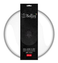 Bollire Стеклянная крышка, 28 см цена и информация | Bollire Кухонные товары, товары для домашнего хозяйства | 220.lv