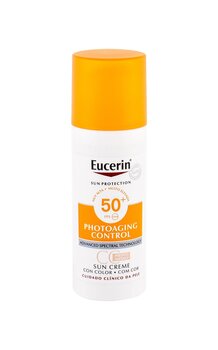 CC krēms ar hialuronskābi Eucerin Photoaging Control SPF50+ 50 ml cena un informācija | Sejas krēmi | 220.lv