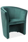 Krēsls TM-1 Velvet, zaļš cena un informācija | Atpūtas krēsli | 220.lv