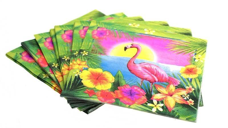 Papīra salvetes Flamingo, 20 gab цена и информация | Vienreizējie trauki | 220.lv