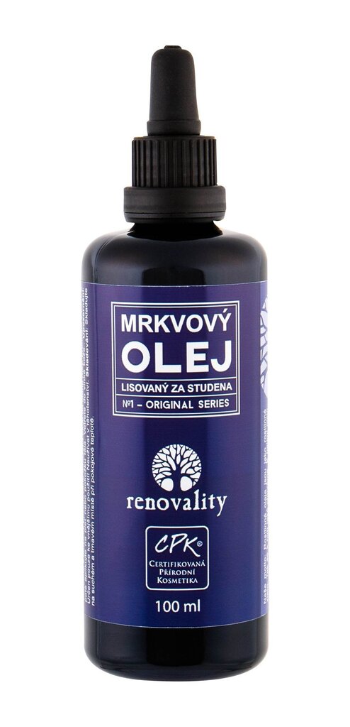 Ķermeņa eļļa ar burkānu eļļu Renovality 100 ml цена и информация | Ķermeņa krēmi, losjoni | 220.lv