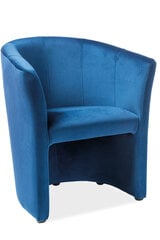 Krēsls TM-1 Velvet, zils cena un informācija | Atpūtas krēsli | 220.lv