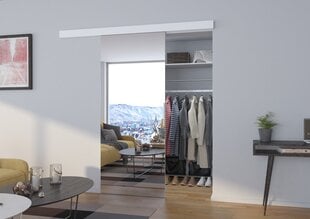 Двери для ниши с зеркалом Baron 80, белые цена и информация | Шкафы | 220.lv