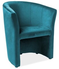 Krēsls TM-1 Velvet, zils cena un informācija | Atpūtas krēsli | 220.lv