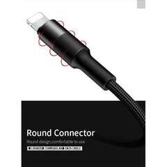 Кабель Usams SJ220ZJ01, USB A 2.0 - Lightning 8pin для Apple продуктов, 1.2 м цена и информация | Кабели и провода | 220.lv