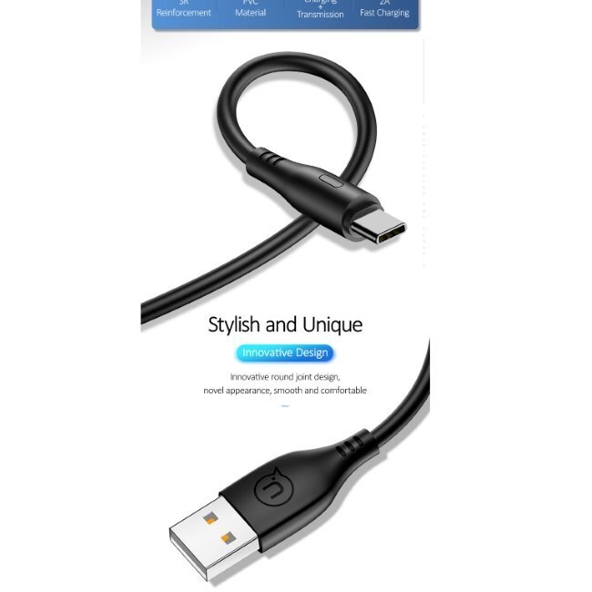 Kabelis Usams SJ267USB01, USB A - USB C, 1 m цена и информация | Kabeļi un vadi | 220.lv