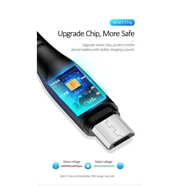 Kabelis Usams SJ268USB01, USB A - micro USB, 1 m цена и информация | Kabeļi un vadi | 220.lv