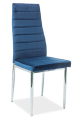 Комплект из 4-х стульев Signal Meble H261 Velvet, синий цена и информация | Стулья для кухни и столовой | 220.lv