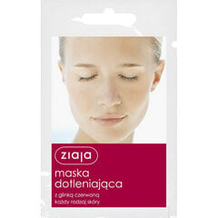 Увлажняющая маска для лица с красной глиной Ziaja 7 мл цена и информация | Маски для лица, патчи для глаз | 220.lv