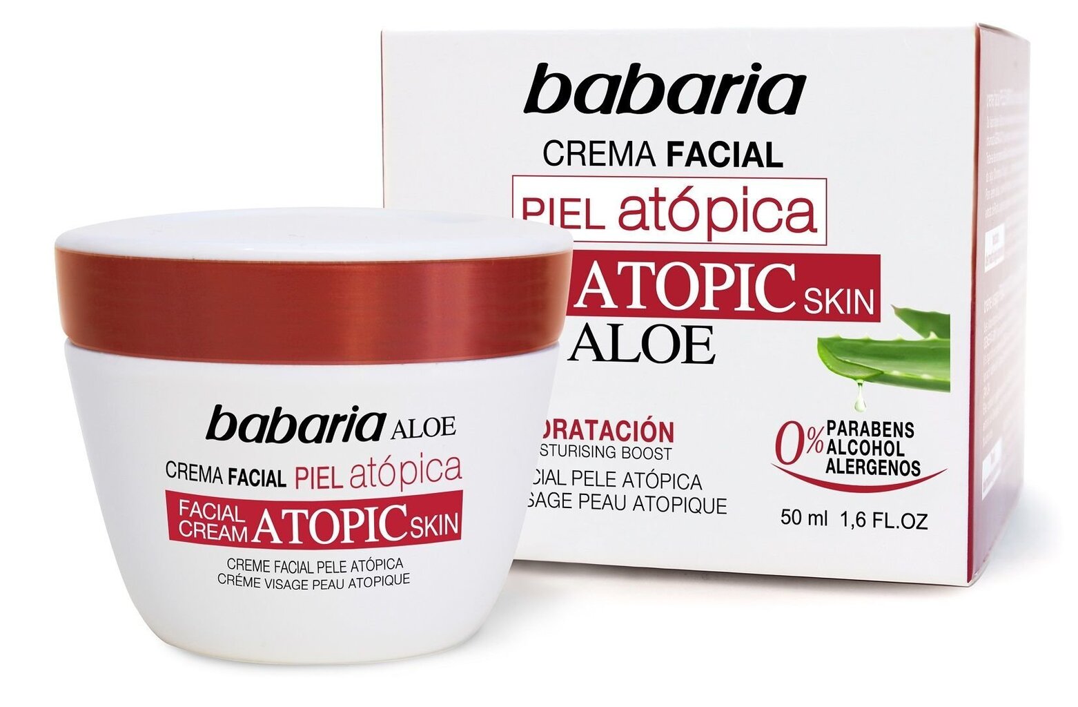 Sejas krēms sausai ādai Babaria Atopic Skin 50 ml cena un informācija | Sejas krēmi | 220.lv