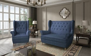Комплект мягкой мебели Aros 2 + 1, синий цена и информация | Комплекты мягкой мебели | 220.lv