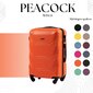 Maza izmēra koferis Wings Peacock XS, oranžs cena un informācija | Koferi, ceļojumu somas | 220.lv