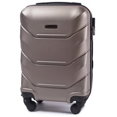 Маленький чемодан Wings Peacock XS, светло-коричневый цена и информация | Чемоданы, дорожные сумки  | 220.lv