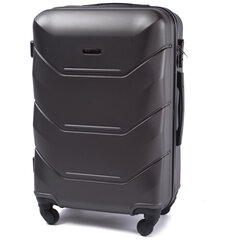 Большой чемодан Wings Peacock L, темно-серый цена и информация | Чемоданы, дорожные сумки  | 220.lv