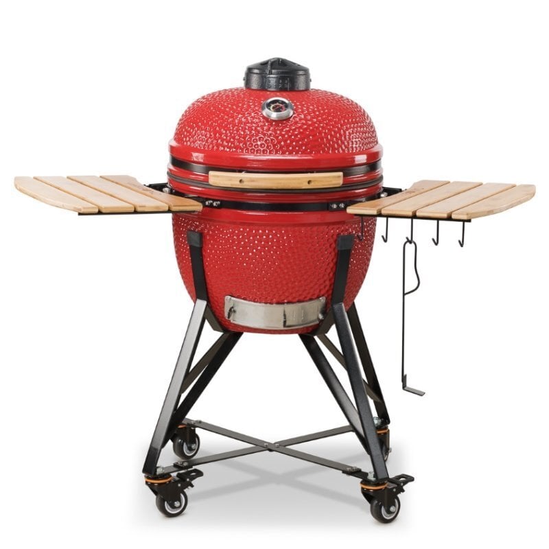 Keramikas grils KAMADO BONO MEDIA 52cm, sarkans cena un informācija | Grili | 220.lv