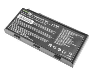 Green Cell Battery PRO BTY-M6D for MSI GT60 GT70 GT660 GT680 GT683 GT780 GT783 GX660 GX680 GX780 цена и информация | Аккумуляторы для ноутбуков | 220.lv