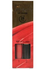 Komplekts Max Factor Lipfinity 127 So Alluring: lūpu krāsa 2.3 ml + lūpu balzams 1.9 g cena un informācija | Lūpu krāsas, balzāmi, spīdumi, vazelīns | 220.lv