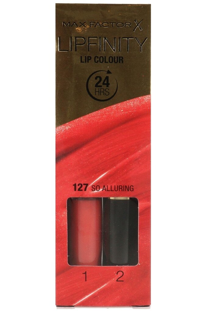 Komplekts Max Factor Lipfinity 127 So Alluring: lūpu krāsa 2.3 ml + lūpu balzams 1.9 g цена и информация | Lūpu krāsas, balzāmi, spīdumi, vazelīns | 220.lv