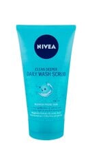 Мягкий скраб для лица Nivea 3-в-1 150 мл цена и информация | Средства для очищения лица | 220.lv