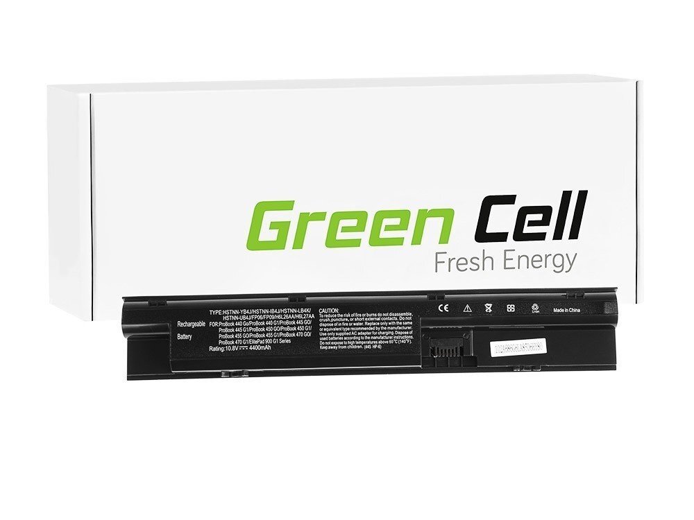 Green Cell Klēpjdatoru akumulators piemērots HP ProBook 440 445 450 470 G0 G1 470 G2 cena un informācija | Akumulatori portatīvajiem datoriem | 220.lv