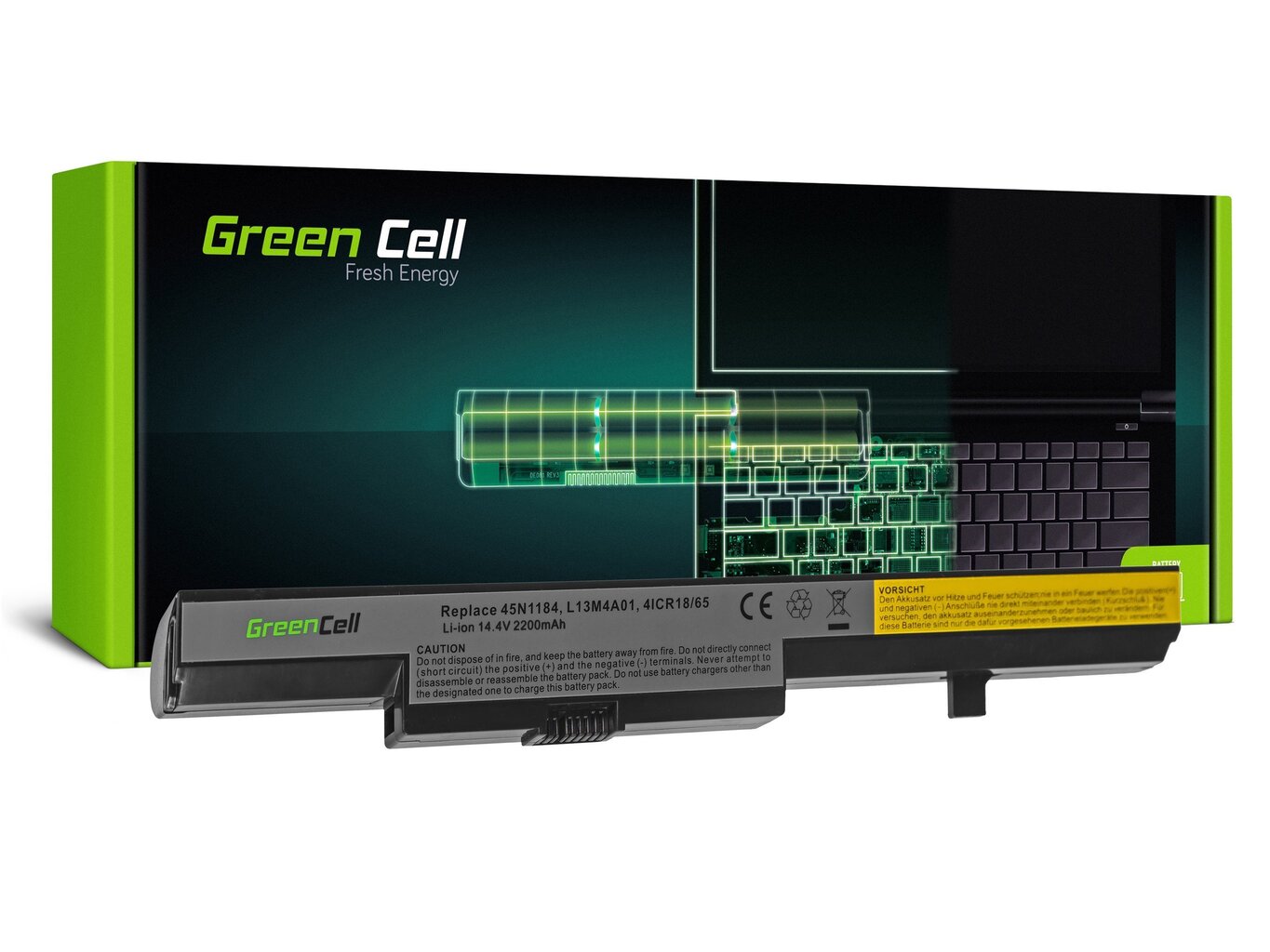 Green Cell Klēpjdatoru akumulators piemērots Lenovo B40 B50 G550s N40 N50 cena un informācija | Akumulatori portatīvajiem datoriem | 220.lv