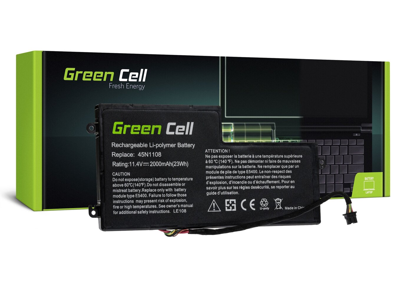 Green Cell Klēpjdatoru akumulators piemērots Lenovo ThinkPad A275 T440 T460 X230S X240 X250 цена и информация | Akumulatori portatīvajiem datoriem | 220.lv