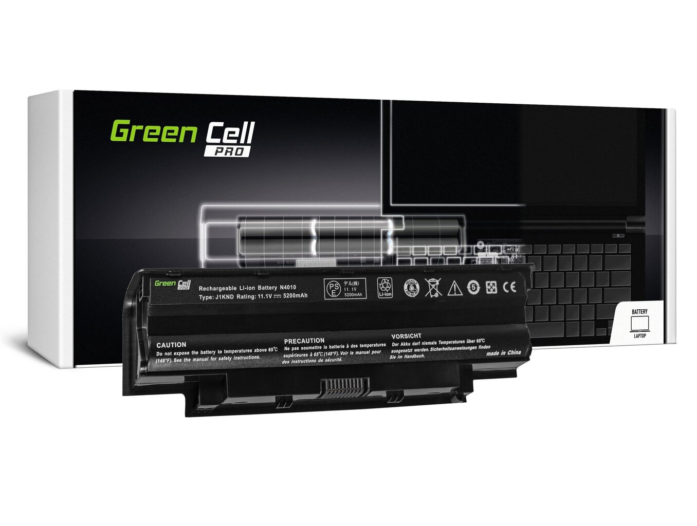 Green Cell Pro Klēpjdatoru akumulators piemērots Dell Inspiron 15 N5010 15R N5010 N5010 N5110 14R N5110 3550 Vostro 3550 цена и информация | Akumulatori portatīvajiem datoriem | 220.lv