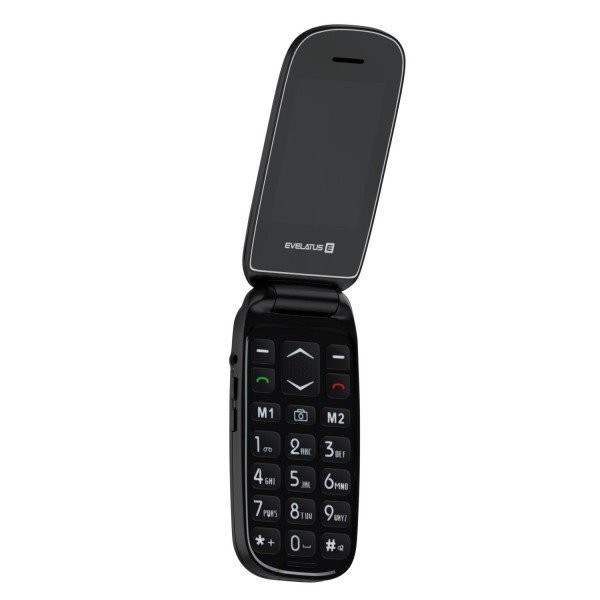 Evelatus Wave, Dual SIM, Black цена и информация | Mobilie telefoni | 220.lv