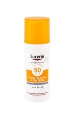 Saules aizsargkrēms Eucerin Photoaging Control SPF50+ 50 ml cena un informācija | Sauļošanās krēmi | 220.lv