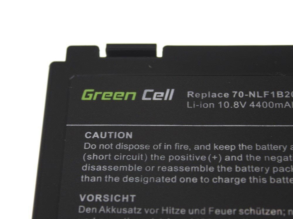 Green Cell Klēpjdatoru akumulators piemērots Asus K40 K50 K50AB K50C K51 K51AC K60 K70 X70 X5DC cena un informācija | Akumulatori portatīvajiem datoriem | 220.lv