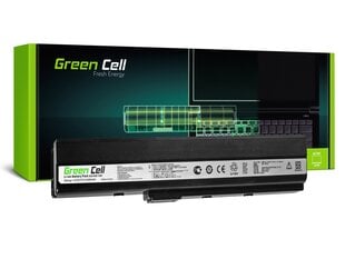 Green Cell Klēpjdatoru akumulators piemērots Asus K52 K52J K52F K52JC K52JR цена и информация | Аккумуляторы для ноутбуков | 220.lv