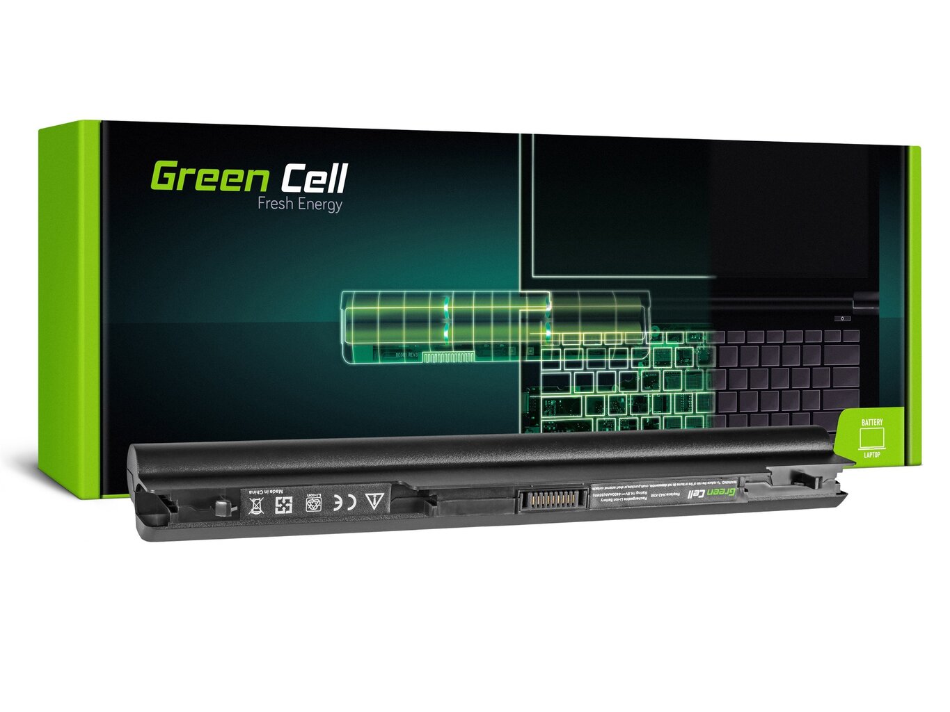 Green Cell Laptop Akumulators piemērots Asus K56 K56C K56CA K56CB K56CM K56CM K56V S56 S405 cena un informācija | Akumulatori portatīvajiem datoriem | 220.lv